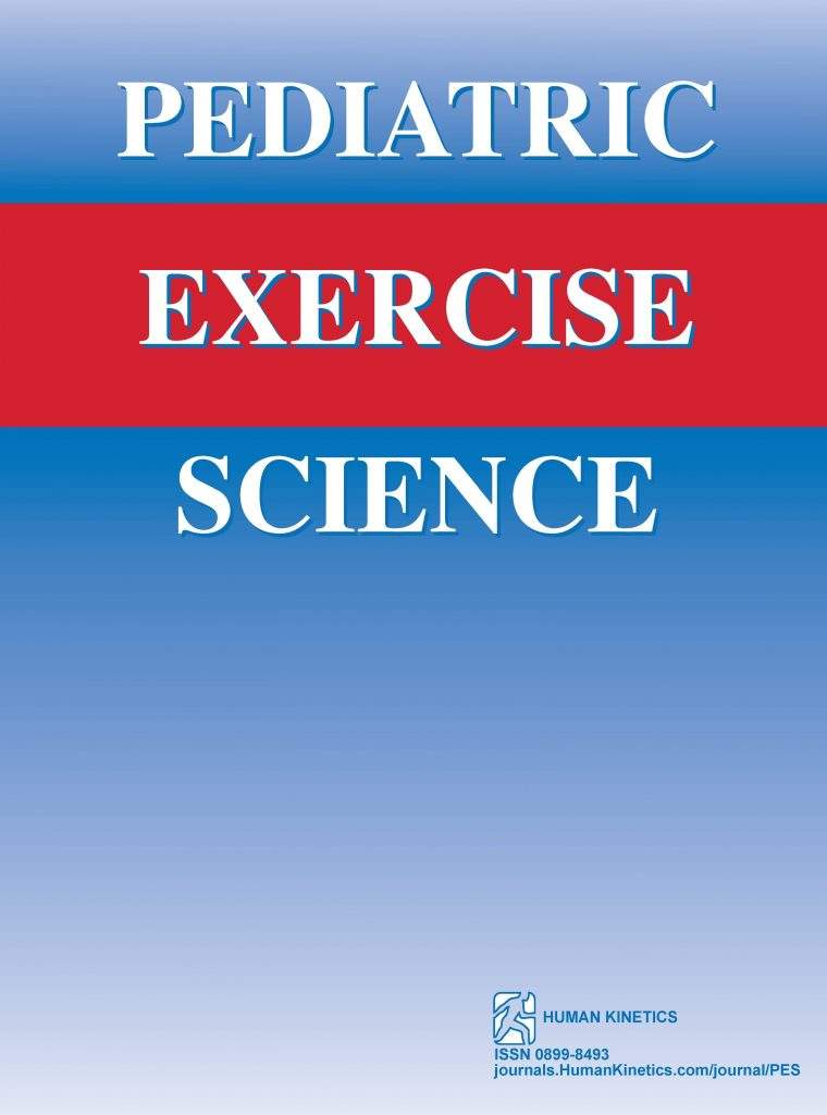 Pediatric Exercise science journal cover